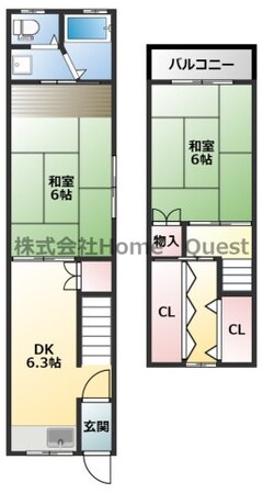 エジデン様貸家の物件間取画像